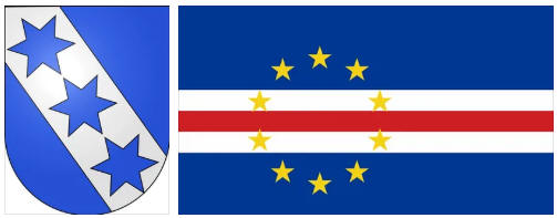 Cape Verde flag and coat of arms