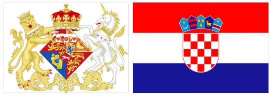 Croatia flag and coat of arms