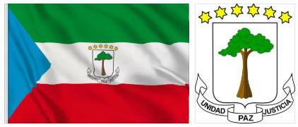 Equatorial Guinea flag and coat of arms