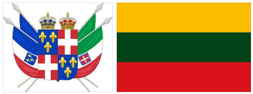 Lithuania flag and coat of arms