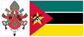 Mozambique flag and coat of arms