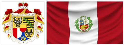 Peru flag and coat of arms