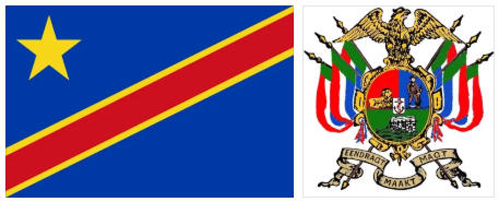Republic of the Congo flag and coat of arms