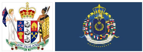 Reunion flag and coat of arms