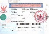 Visa to Thailand