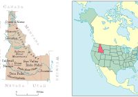 Idaho Location Map