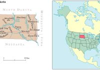 South Dakota Location Map
